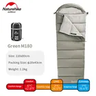 Спальный мешок Naturehike M-Series, Стильный хлопковый, влагостойкий, портативный, стирающийся, с крышкой, для кемпинга