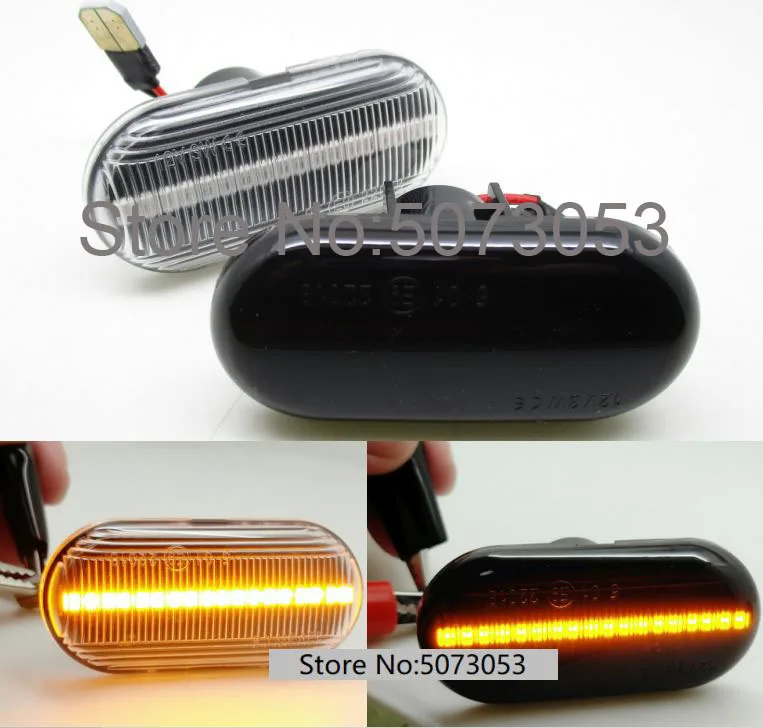 2 шт. светодиодные динамические боковые габаритные огни для Nissan INTERSTAR PRIMASTAR Opel MOVANO