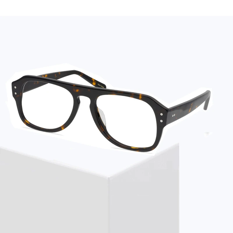 

High Quality Acatate Optital Glasses Frame for Men Vintage Leisure Square Myopia Eyeglasses Women Prescription Spectacles