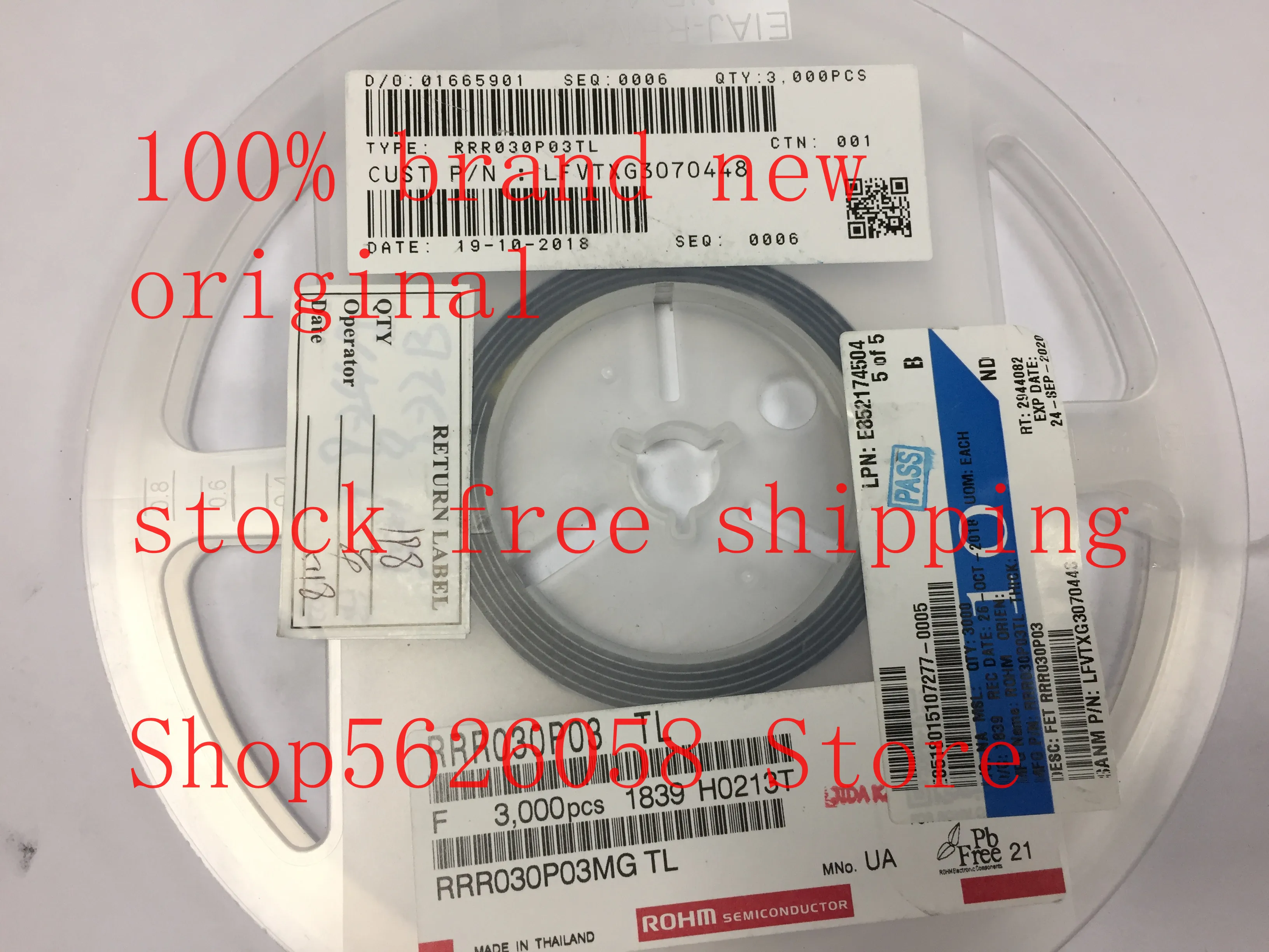 RRR030P03TL SOT23 100% новый оригинальный Бесплатная доставка 50 шт. 3000 шт./лот в
