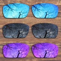 toughasnails 3 pairs black blue purple polarized replacement lenses for oakley fuel cell oo9096 sunglasses