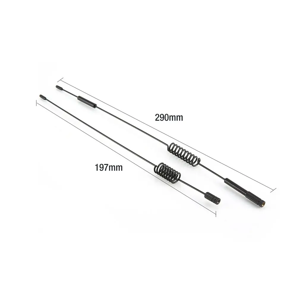 

2PCS RC Car Metal Decorative Antenna for 1:10 RC Crawler Axial SCX10 90046 Traxxas D90 D110 TRX-4 TRX4 Tamiya CC01