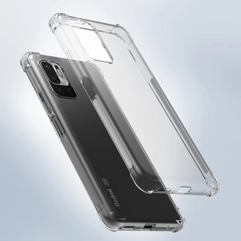 Прозрачный мягкий чехол из ТПУ для Xiaomi Redmi Note 8 9 10 Pro 4G 8T 9S 10S 8A Dual 9AT 9C Poco X3 NFC M3 F3 Mi 10T