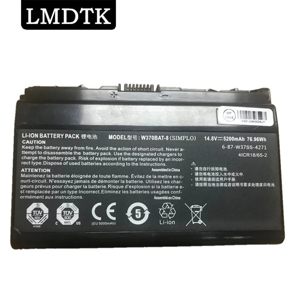 LMDTK аккумулятор для ноутбука Hasee W370BAT-8 K590S K650C K750S K760E