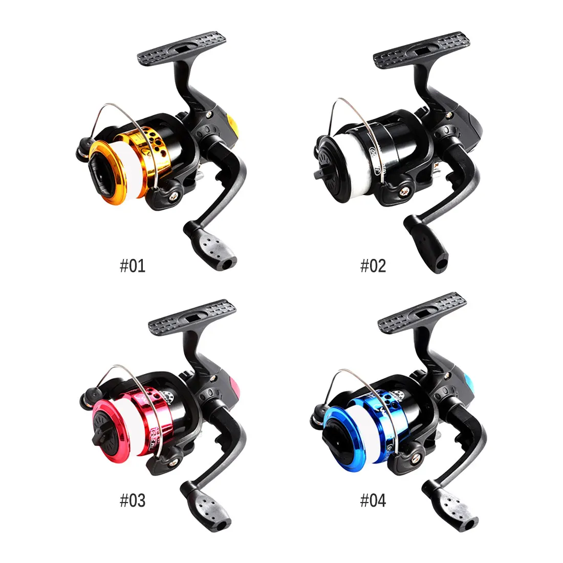 

Hot 4 Colors Aluminum Alloy 5.1:1 200 Spinning Reel High Speed Gear Ratio Fishing Reels Metal Spool Spinning Reel Line fishing