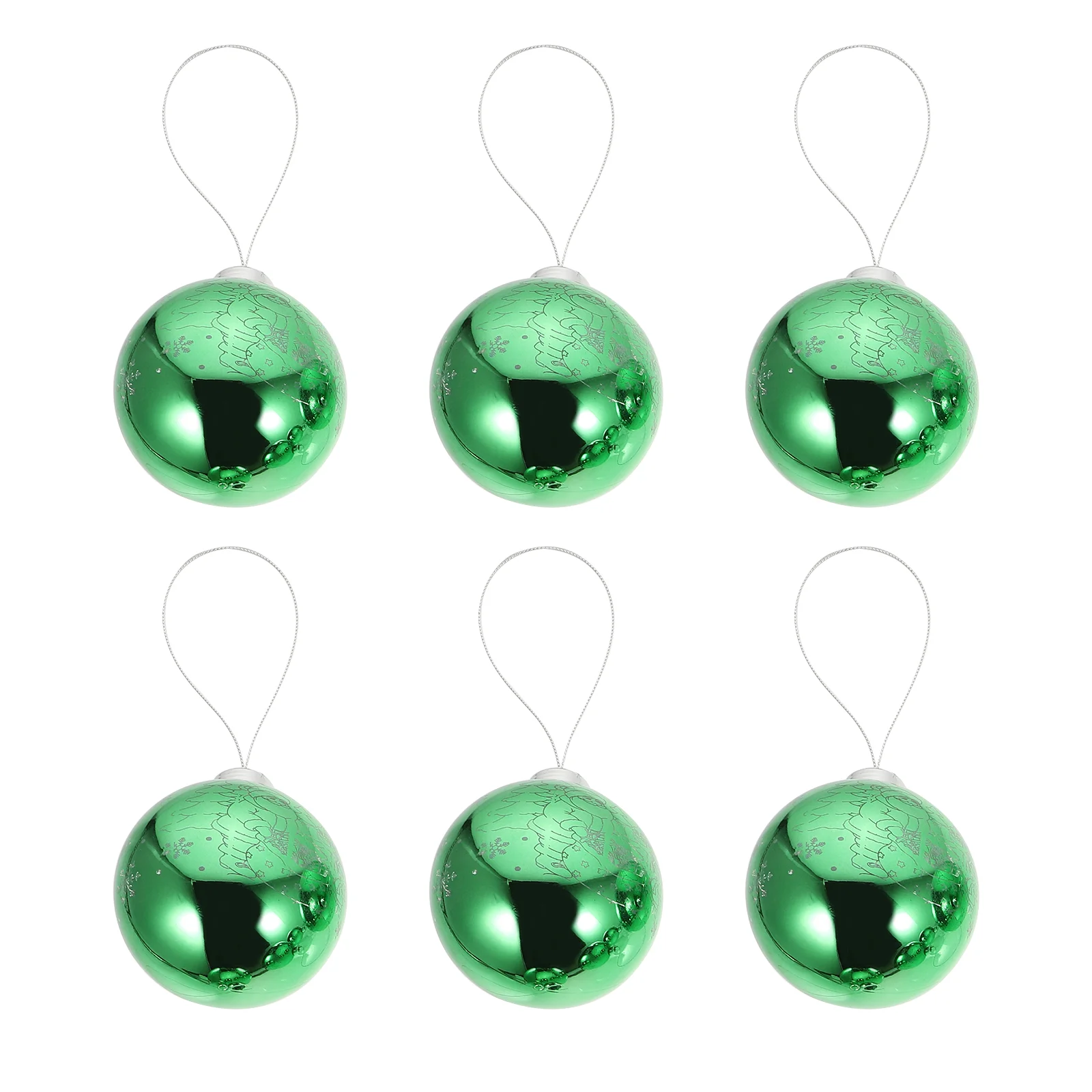 

6pcs Creative Luminous Christmas Tree Pendants Christmas Tree Pendants