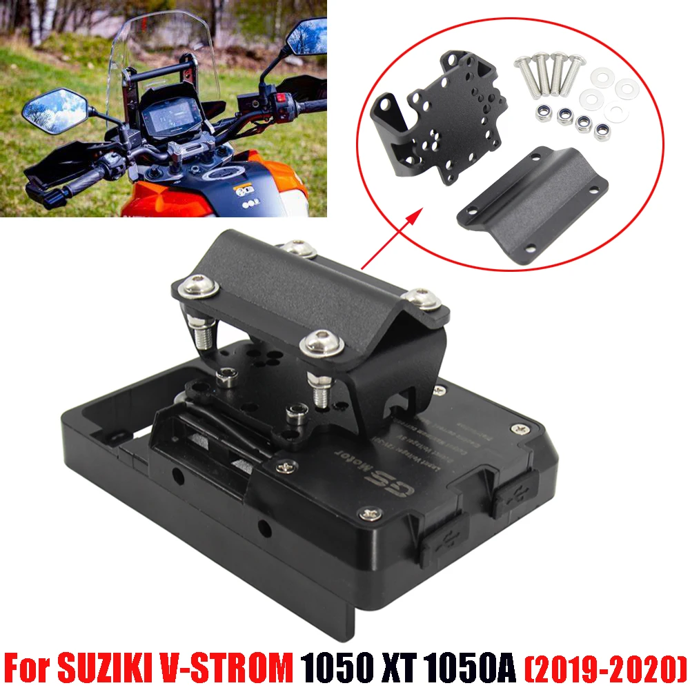 

Кронштейн для смартфона Windscren, держатель GPS для Suzuki V-дополнительный 1050A 1050XT vоткрытый dl1050a DL1050XT, навигационный кронштейн