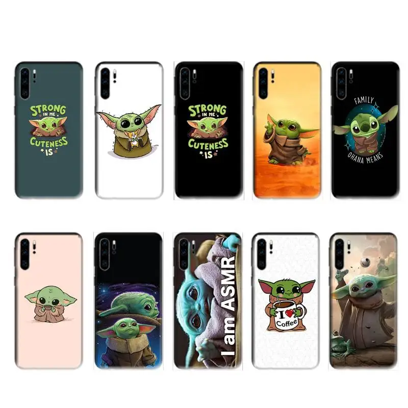 

Cartoon Yodas Cute Lovely Baby Phone Case For Huawei P20 P30 P40 Pro Mate 10 20 30 Pro Lite P Smart Y 6p 8s 9s 2019 Plus Nova 3I