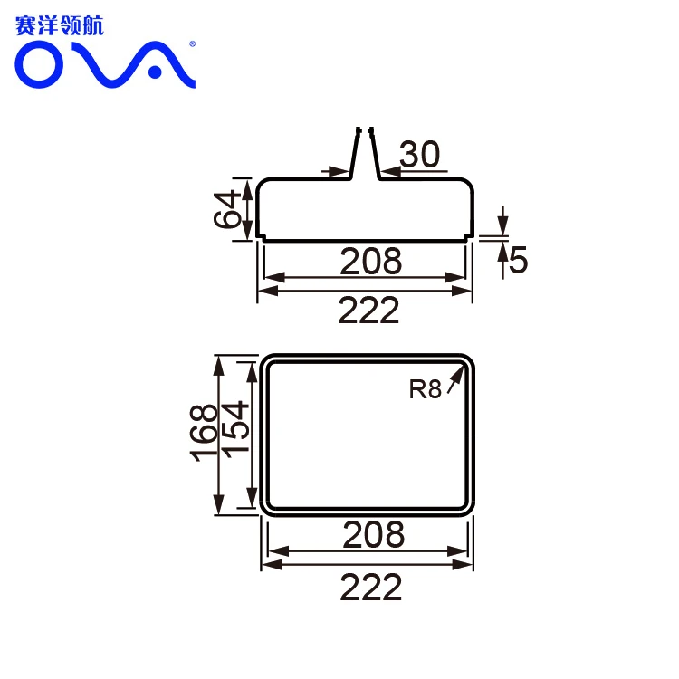 

1KW GPS Sensor 50khz Underwater Piezo Fish Finder Transducer
