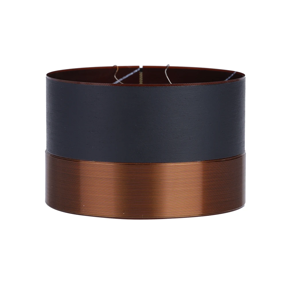 

1 шт. 75,5 мм аудио бас динамик звуковая катушка низкочастотный динамик звуковой привод черный алюминий