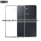 Для Samsung Galaxy Tab A A6 10,1 2016 SM-T580 SM-T585 T587 силиконовый чехол планшет сумки мягкая и гибкая накладка из ТПУ, чехол защитная оболочка