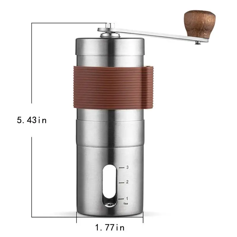 Ручная кофемолка из нержавеющей стали ручная регулируемая | Дом и сад