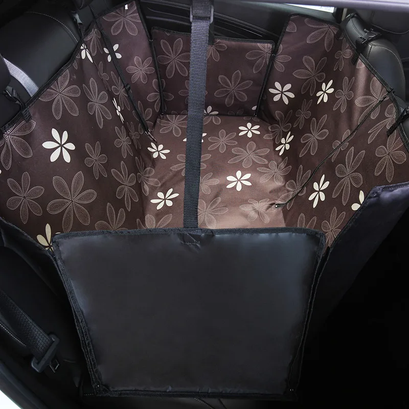 130x150x50cm brown Водонепроницаемый переноска для домашних животных чехол для на автомобильное сиденье для перевозки собак устойчивая к укусам Автомобильная задняя крышка для багажника подушка для сиденья коврик для переноски собак одеяло - Цвет: 130x150x50cm brown