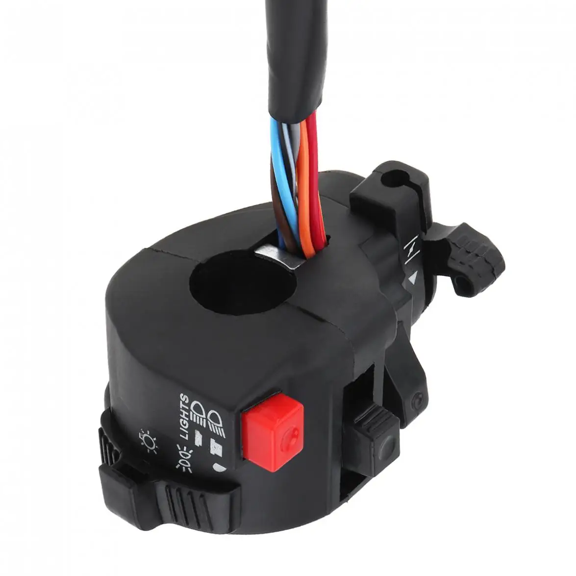 22 мм Универсальный прочный пластиковый светильник для мотоцикла с поворотной