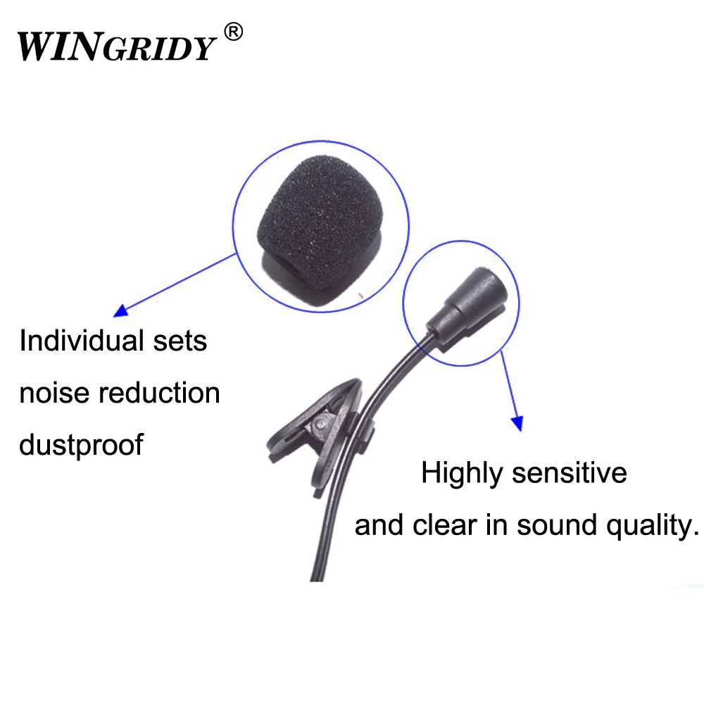 Универсальный 3 5 мм портативный мини микрофон клип на лацкане обучение Speeching для