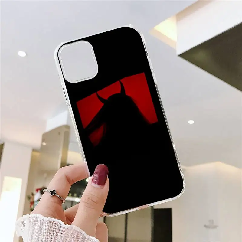 

Devil Woman Phone Case Transparent for iPhone 11 12 mini pro XS MAX 8 7 6 6S Plus X 5S SE 2020 XR