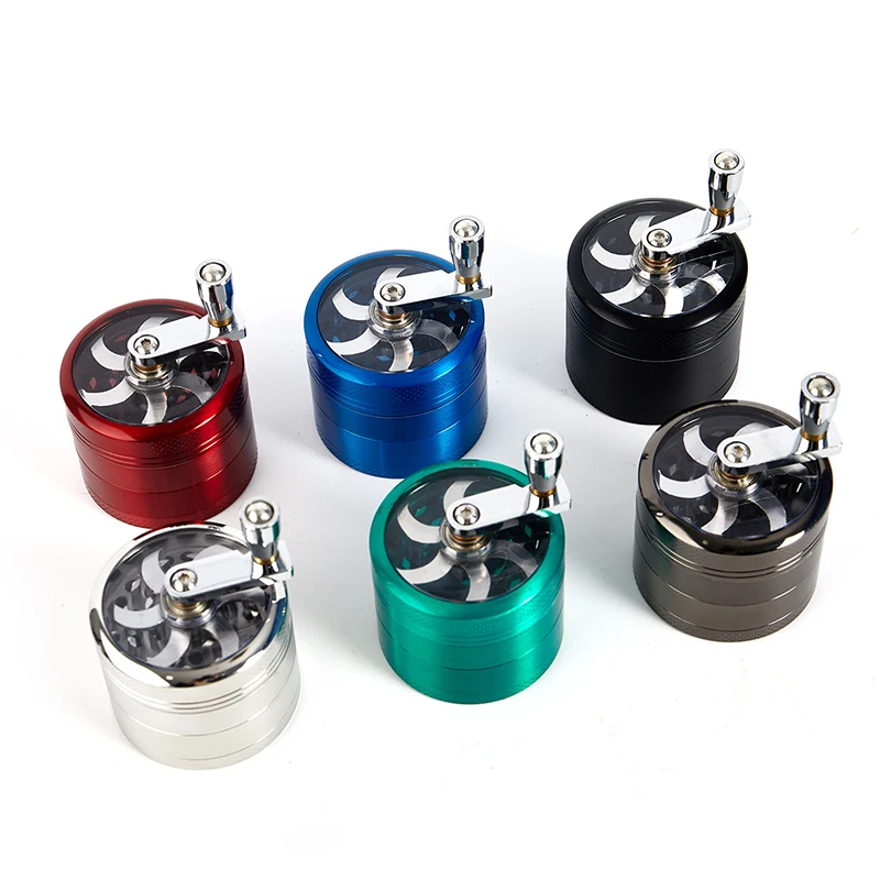 4-слойная измельчитель для табака ручная алюминиевая трав специй дробилка дыма