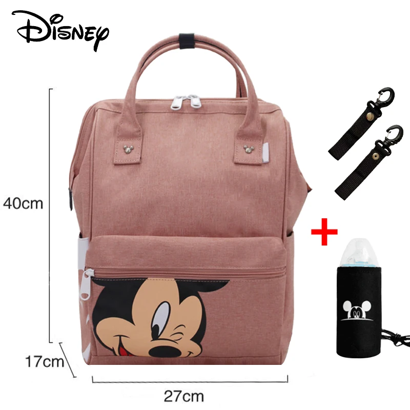 Сумка для подгузников disney, рюкзак, детские сумки для мам, мокрая сумка, модный органайзер для подгузников для мам, органайзер для подгузников с Микки Маусом, дорожная коляска - Цвет: 7