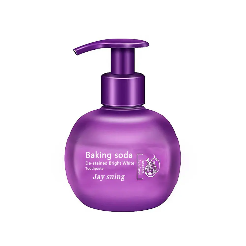 

Baking Soda Toothpaste Whitening Stain Remover 220g Press Intensive Toothpaste for Brushing Teeth DC120