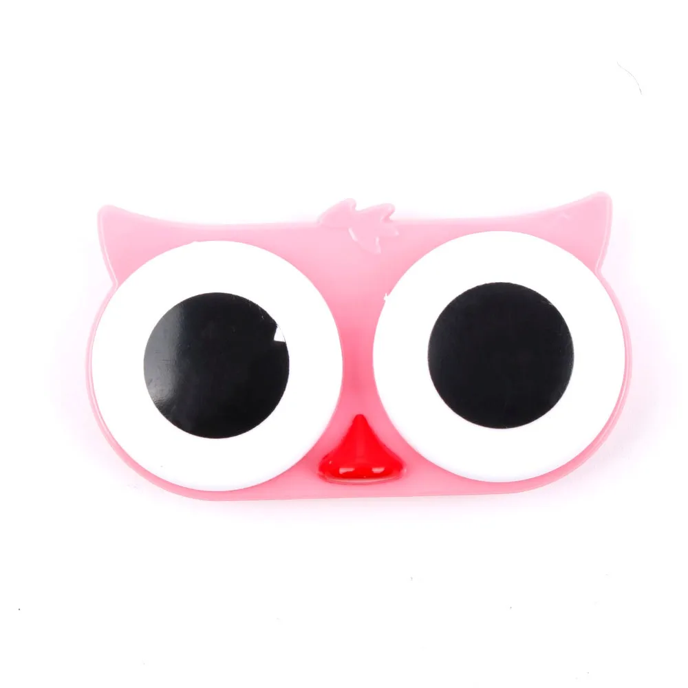 Чехол для контактных линз с милым дизайном в виде животных портативный футляр