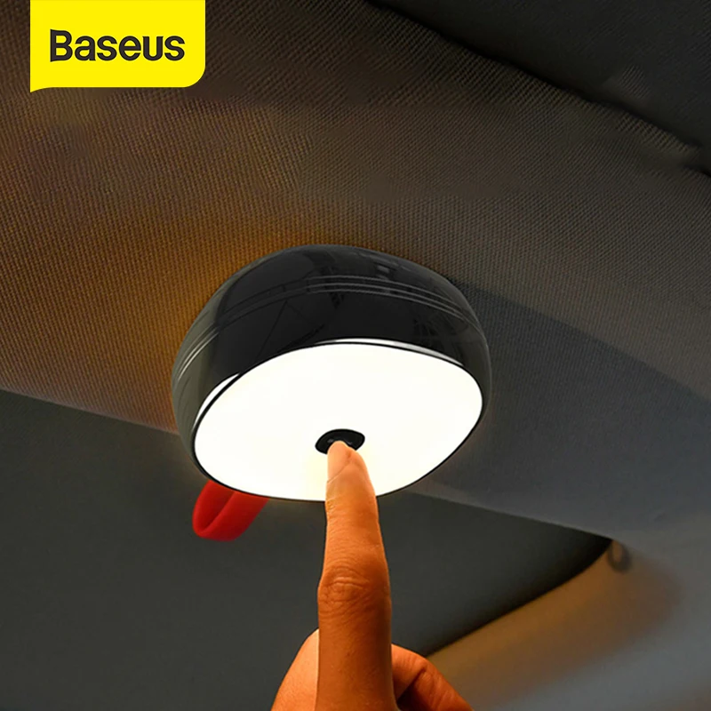 

Baseus LED Car Interior Light 2 in 1 Solar and Rechargeable Night Light W Touch Control for Car Ceiling Decorative Lamp Gadget