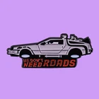 Delorean Time Machine мы не нуждаемся в дороге Броши заколки эмалированные металлические значки заколка на лацкан броши на куртки модные ювелирные аксессуары