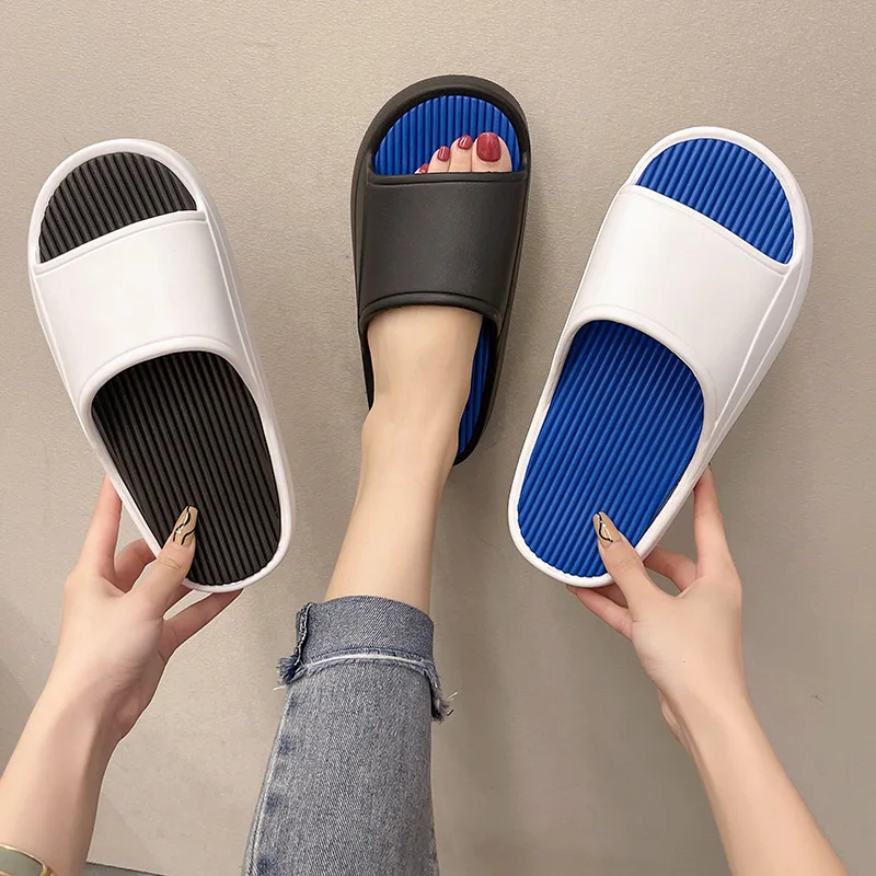 Slippers Men's Summer Home Indoor Non-slip Deodorant Bathroom New Style Men's Sandals Slippers for Outdoor Use