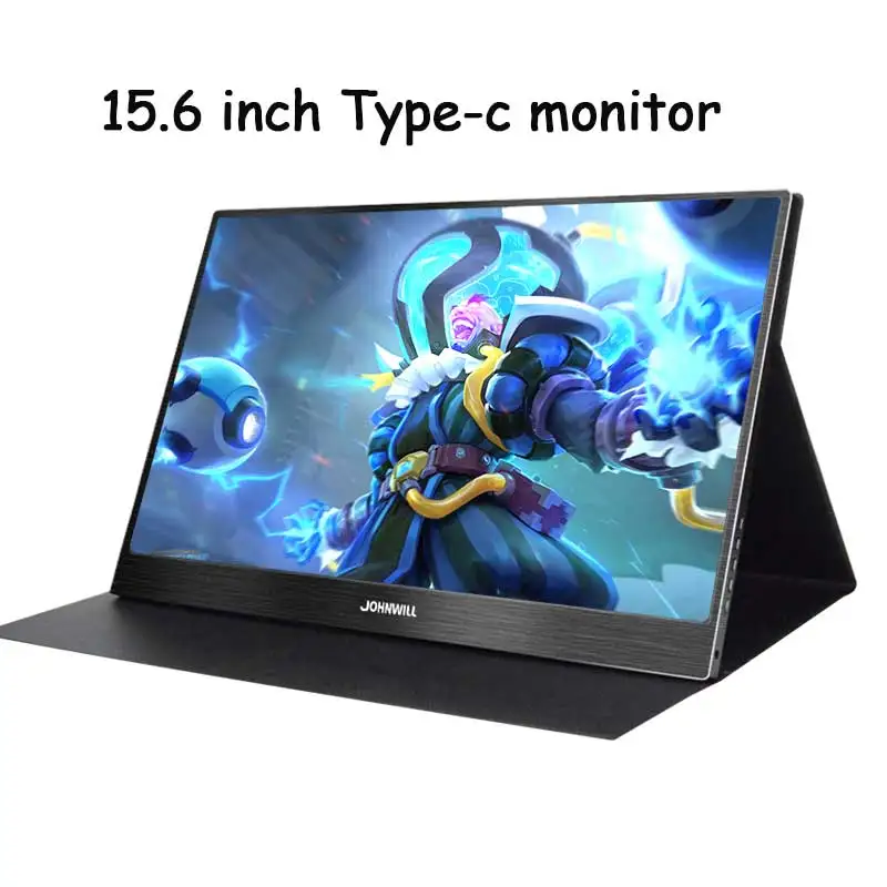 Type-C-No Touch Сенсорный экран HD игровой портативный монитор 15," 2 типа C(USB-C) lapto PS4 Minihdmi 1080P ips USB с портами для Raspberry Pi/Xbox - Цвет: Type-C-No Touch
