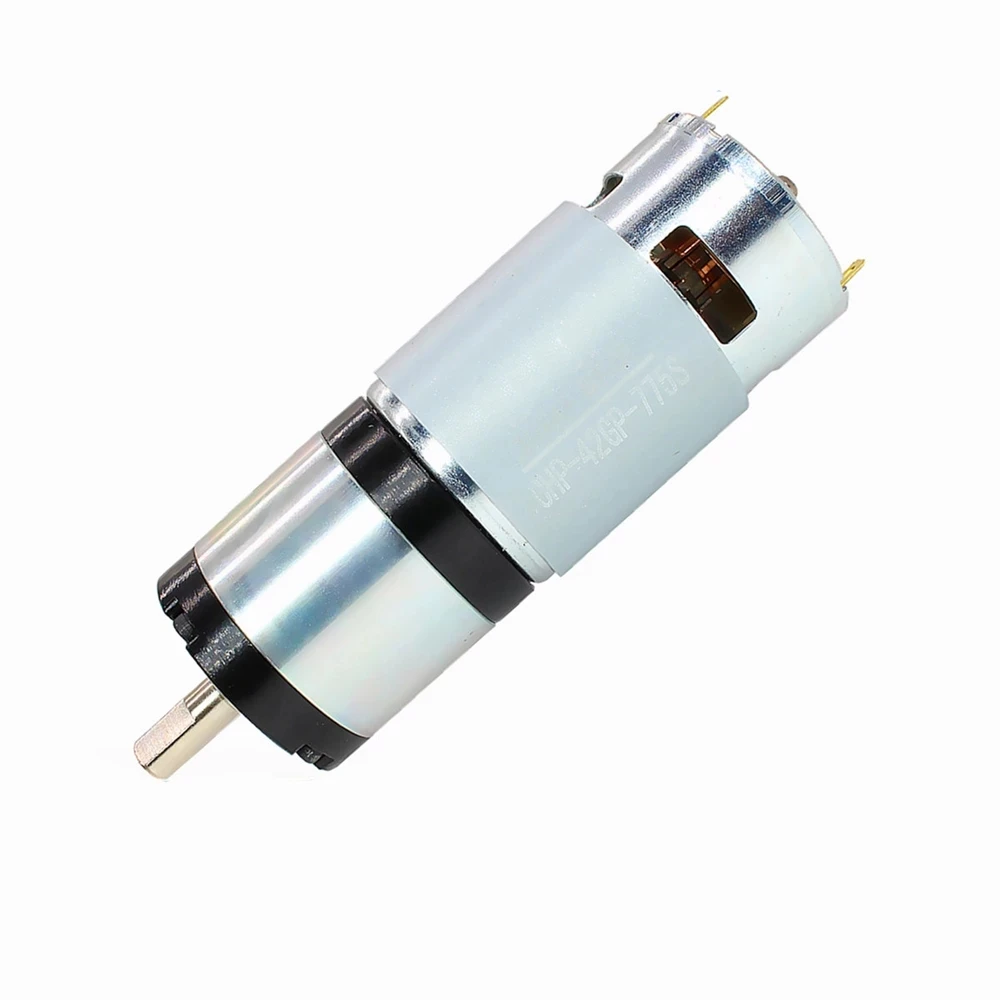 42GP775 AC/DC 12V/24V DC планетарный редуктор 42 мм крутящий момент металл сделай сам