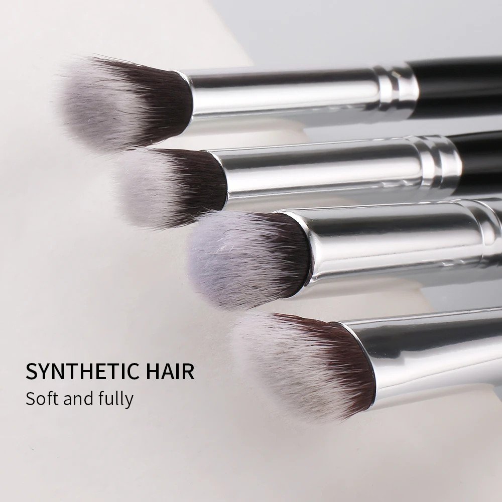 Набор кистей для макияжа BEILI 4 шт./3 шт. профессиональные кисти теней детальный
