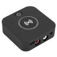 2 in 1 mini bt 5 0 wireless transmitter receiver music audio adapter with aptx low latency 3 5mm aux jack for tv pc car