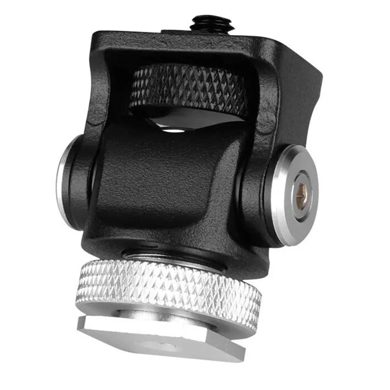 1/4 ''винт Горячий башмак регулируемое крепление монитор адаптер для вспышки