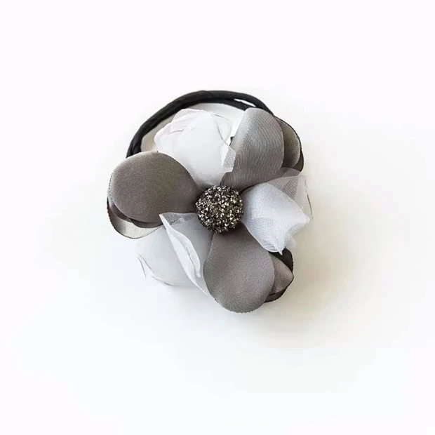 Style 1 Gray Для женщин дикий ободок для волос с цветами и жемчугом Магия валик для волос с бантом Кормушка Для DIY прическа; повязка для волос; делая инструменты аксессуары для волос - Цвет: Style 1 Gray