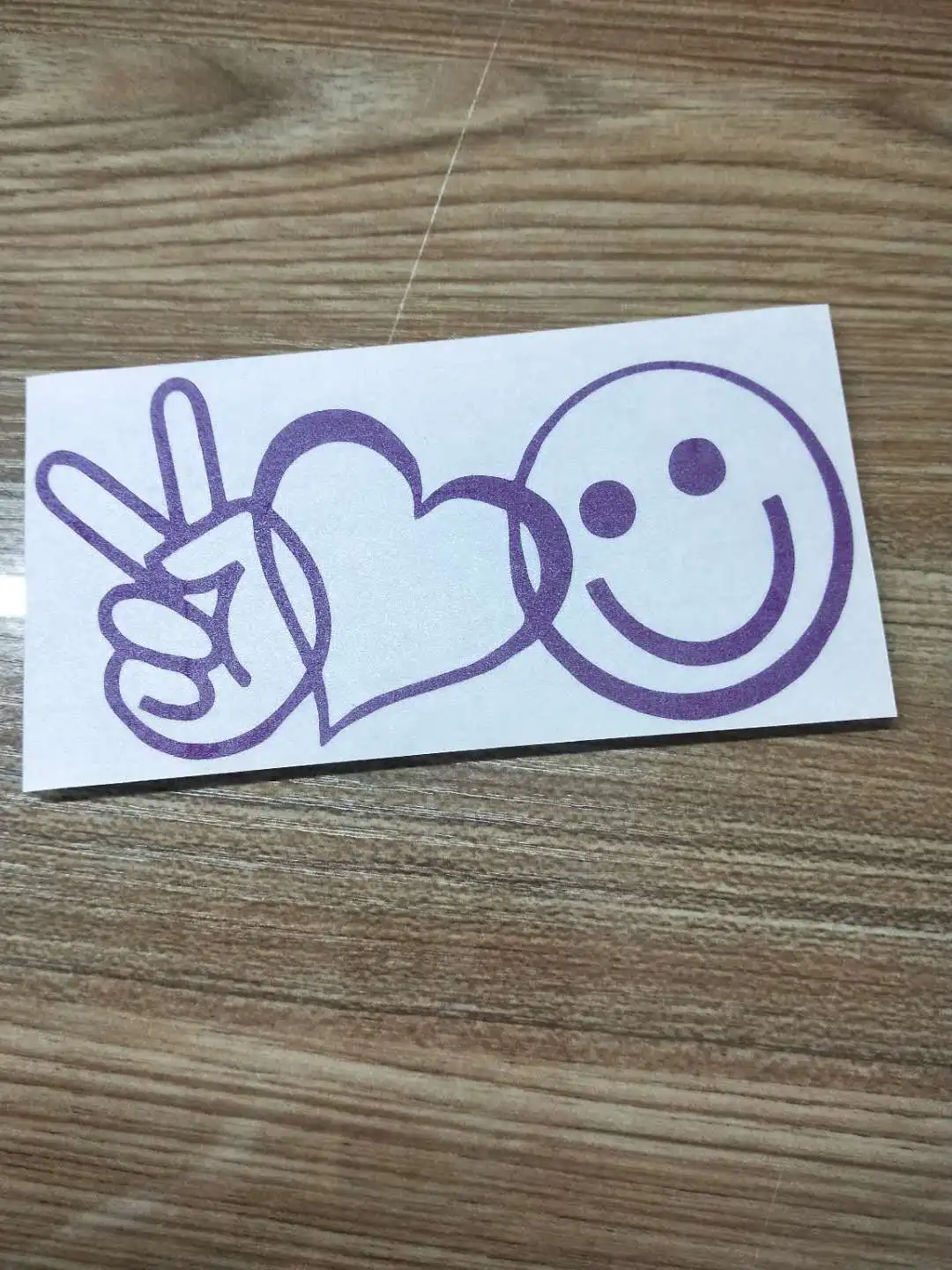 Peace Love счастье автомобиля стены ноутбук сердце хиппи Цветочная Виниловая пленка