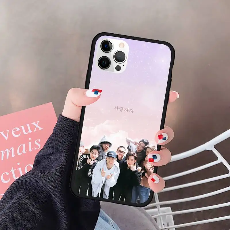

Kpop Exo Phone Case For Iphone Case 5 5S SE 6 6s 7 8 11 12 X Xs Xr Pro Plus Max Mini Cover