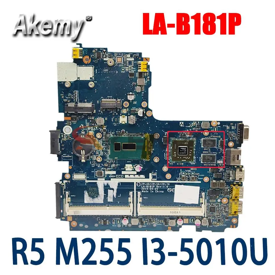 

Материнская плата для ноутбука HP Probook 440 G2 450 G2 470 G2 LA-B181P R5 M255 I3-5010U CPU 799560-001 799560-501 799560-601