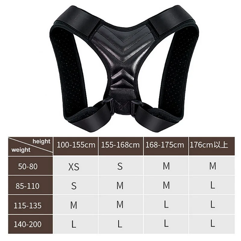 

Adjustable Posture Corrector Back Brace Posture Brace for Upper Back Shoulder Pain Relief Posture Trainer Spine Posture Support