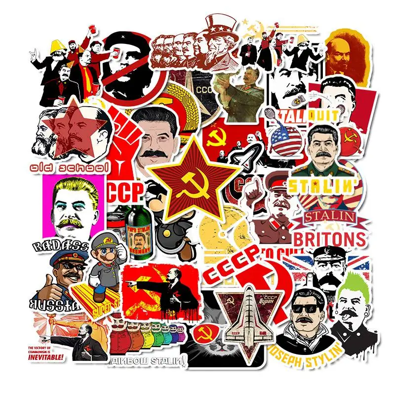 50 шт. Советский Союз Сталин СССР CCCP граффити водонепроницаемая наклейка s для DIY
