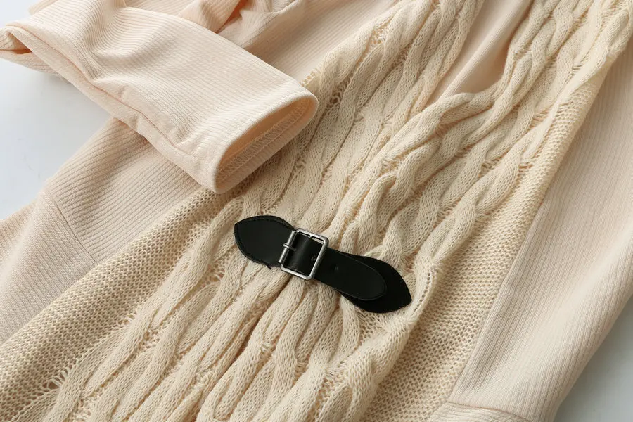 

Women Long Sleeve Knitted Pullover Oversized Asymmetric Long Cardigan Top Streetwear Plus Size Sweater