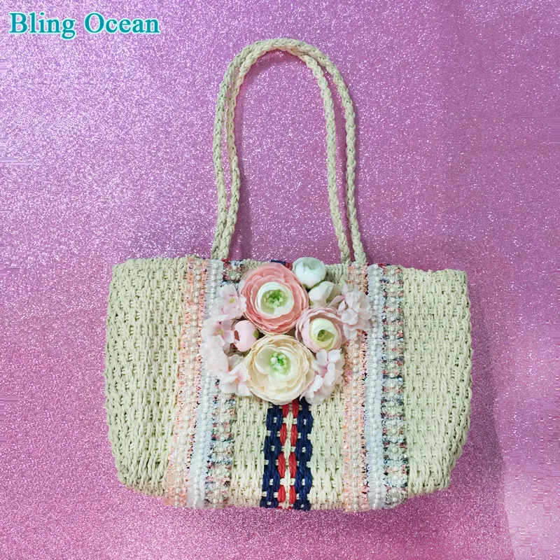 Только один сплетенный мешок из однотонных цветов сумки через плечо женские