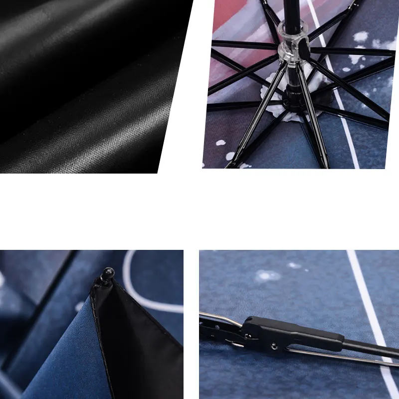 Mini Pocket Umbrella Women 3 Folding Sun Windproof Sunny Rainy Manual Umbrellas Vera Bradley Rain Gear 60U0043 | Дом и сад