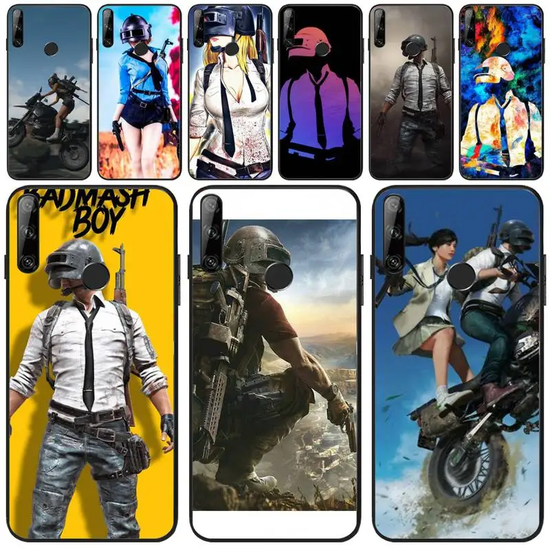 Чехол для телефона HaNismt PUBG мягкий силиконовый чехол из ТПУ Huawei Y5 Y6 Y7 Y9 Prime Pro II 2019 2018