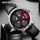 SANDA New Arrival Car Spinning Rim Hub Watche Custom Design Quartz Wristwatch Waterproof Car Wheel Watch Volk Racing Rays Other Image