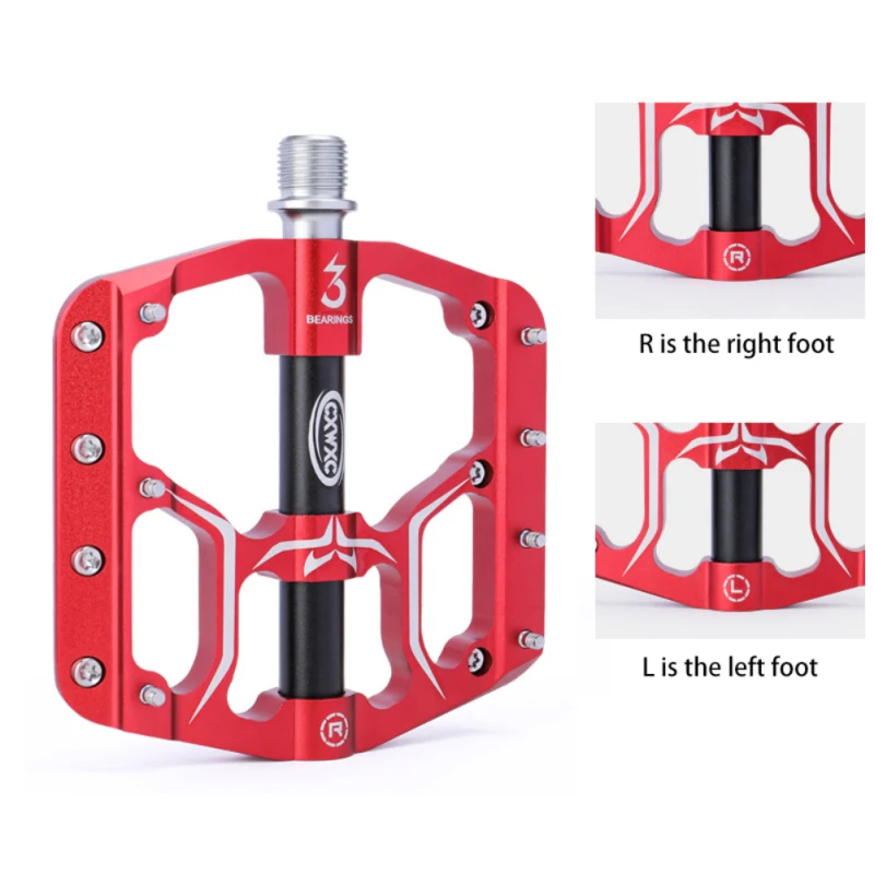 

Bike Bicycle Pedals Mountain Cycling Ultralight Aluminium Alloy 3 Bearings MTB Pedals Bicicleta Bike Pedals Flat Bicycle Parts