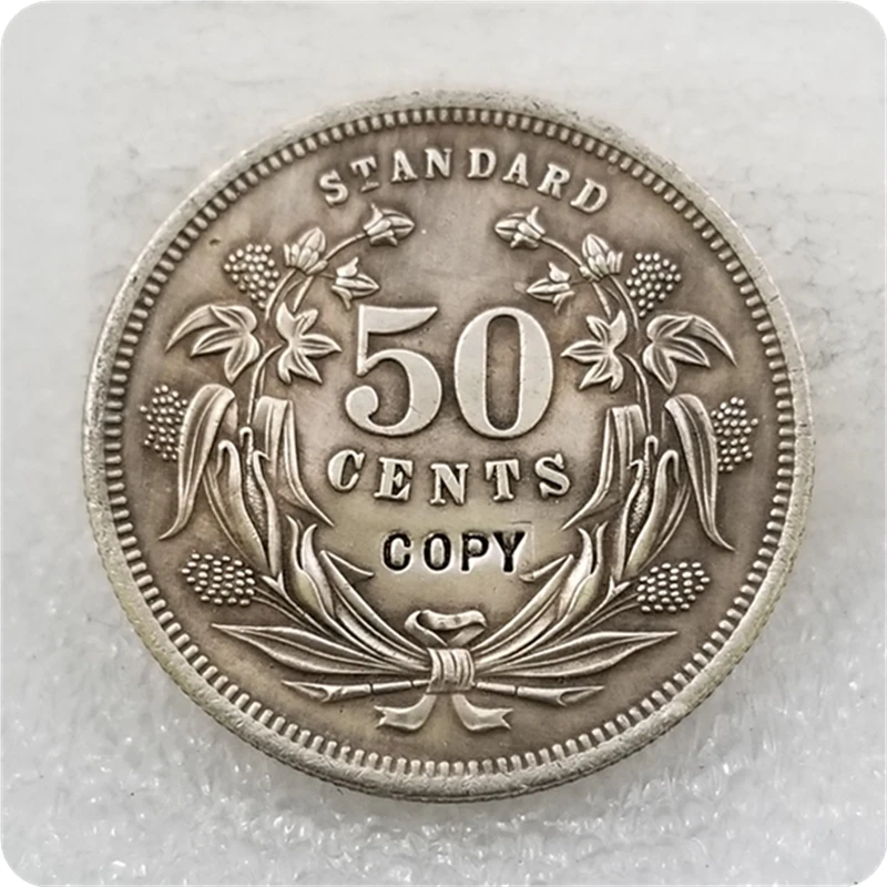 USA 1871 (50C)Indian Headdress Half Dollar Patterns COPY COIN | Non-currency Coins