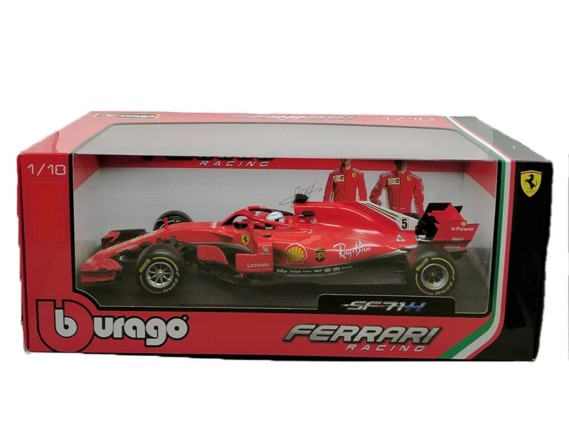 BBurago 1:18 F1 SF71H F1 SF90 литья под давлением модель гоночный автомобиль