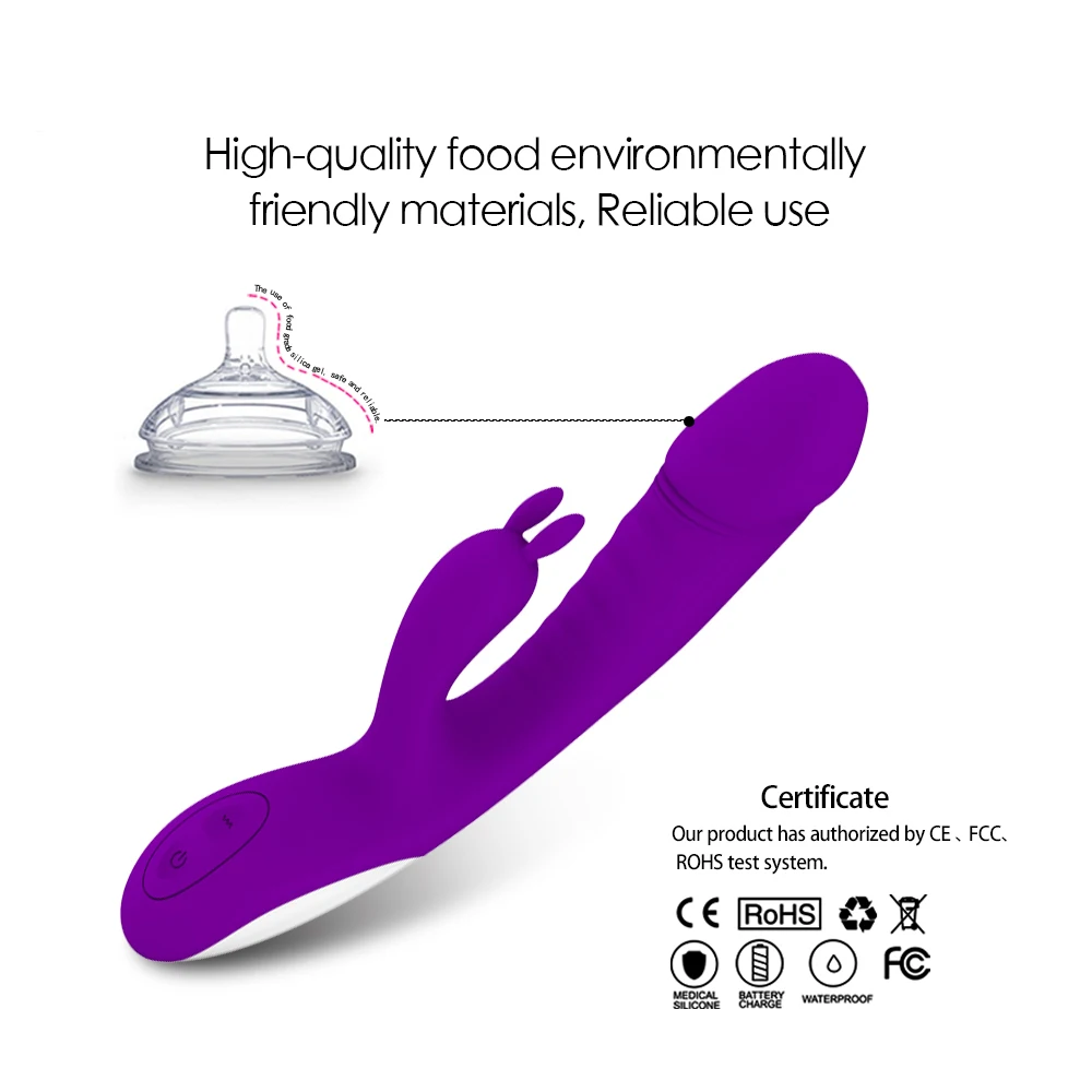 Умный нагревательный фаллоимитатор вибратор кролик для женщин секс-игрушка