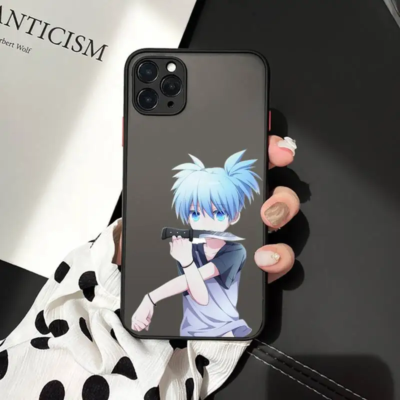 

Japan anime Assassination Classroom Phone Case matte transparent For iphone 7 8 11 12 plus mini x xs xr pro max cover