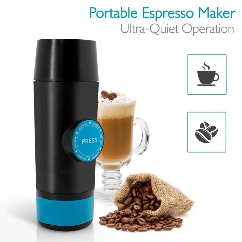 Portable Espresso Coffee Machine Mini 80ml Coffee Making Machine Handheld Coffee Maker For Car Travel Camping Hiking Home Office enlarge