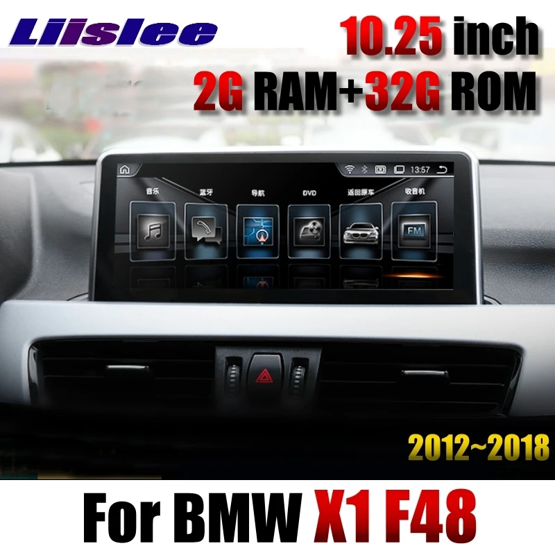 Liislee автомобильный мультимедийный плеер GPS аудио радио для BMW X1 F48 2012 ~ 2018 CarPlay NBT EVO